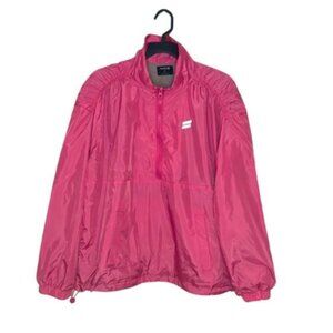 Hurley Popover Windbreaker Jacket - Pink Guava - Women’s Large